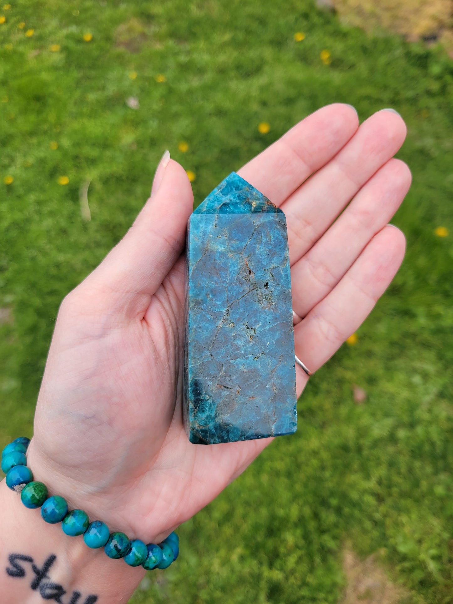 Blue Apatite Tower