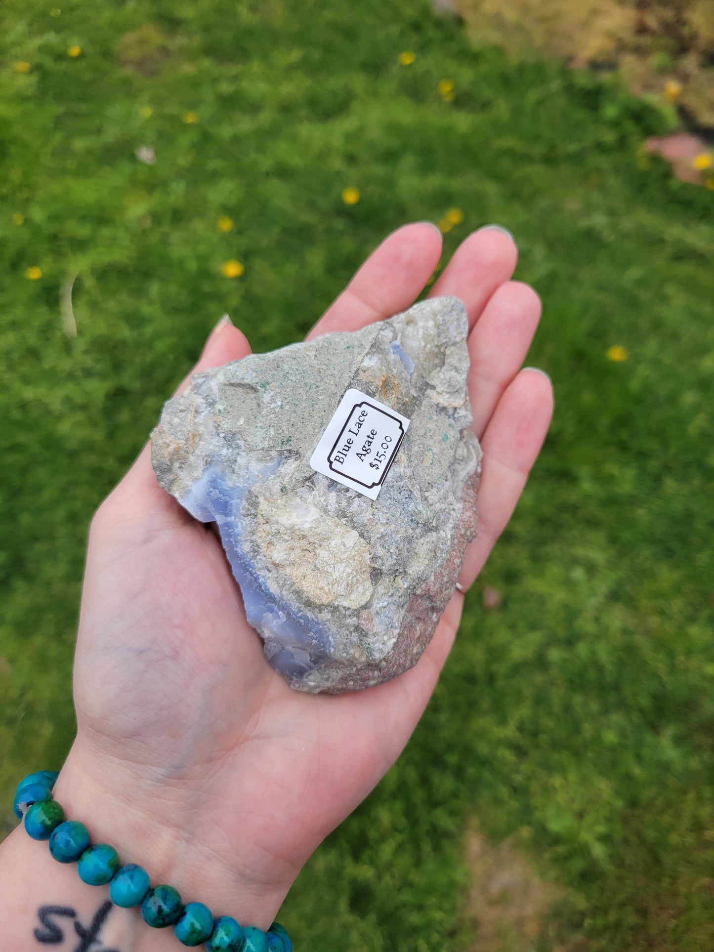 Rough Blue Lace Agate