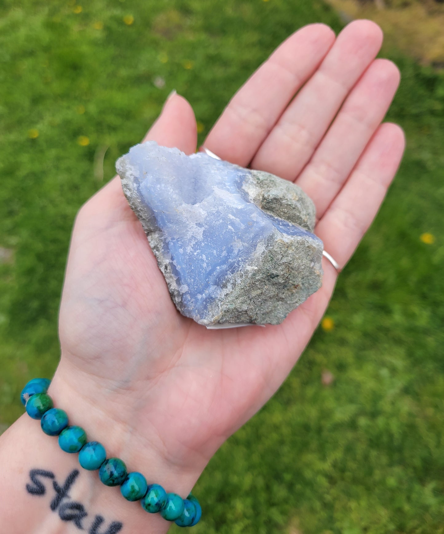 Rough Blue Lace Agate