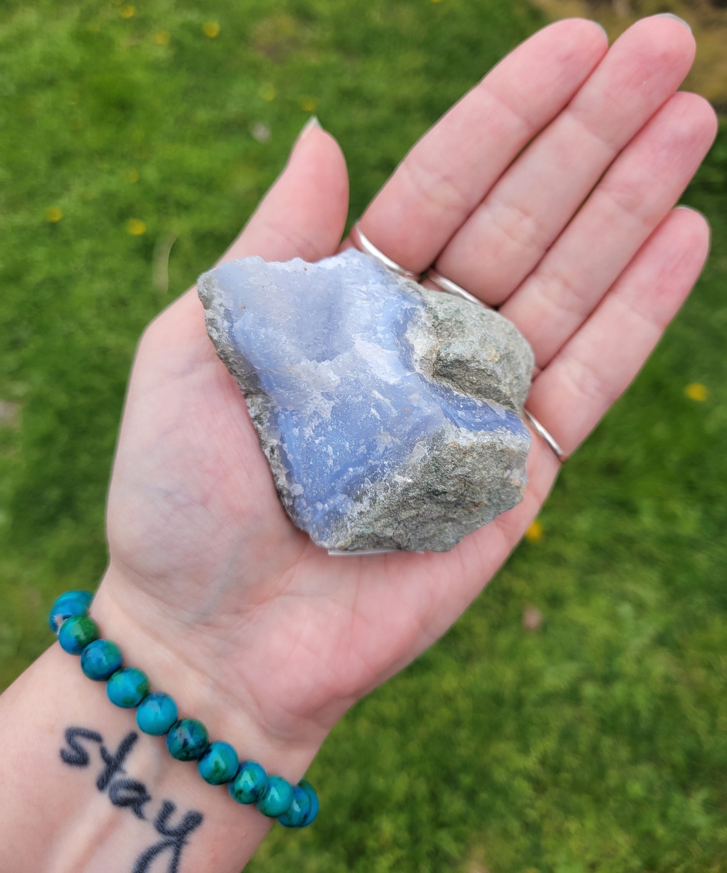 Rough Blue Lace Agate