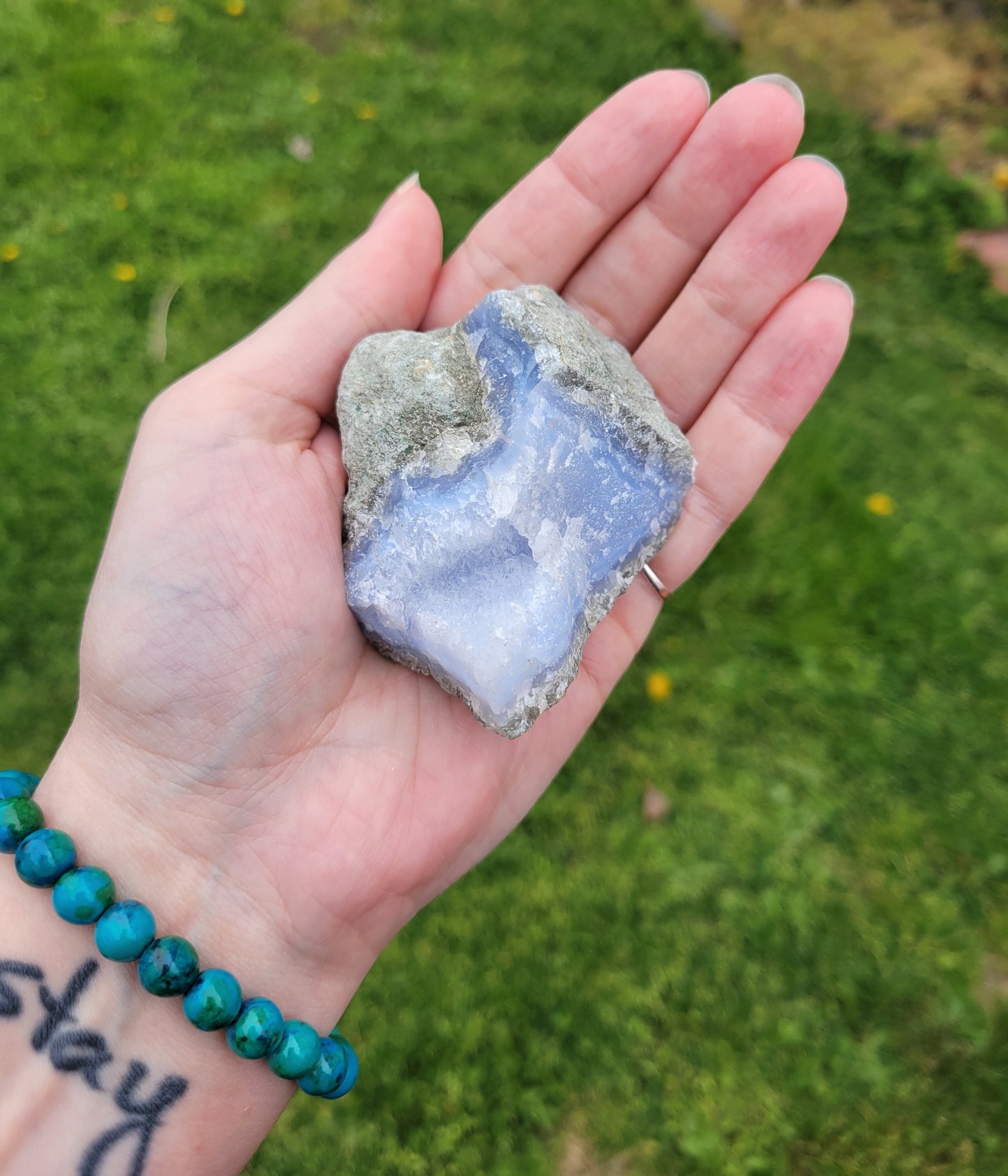 Rough Blue Lace Agate
