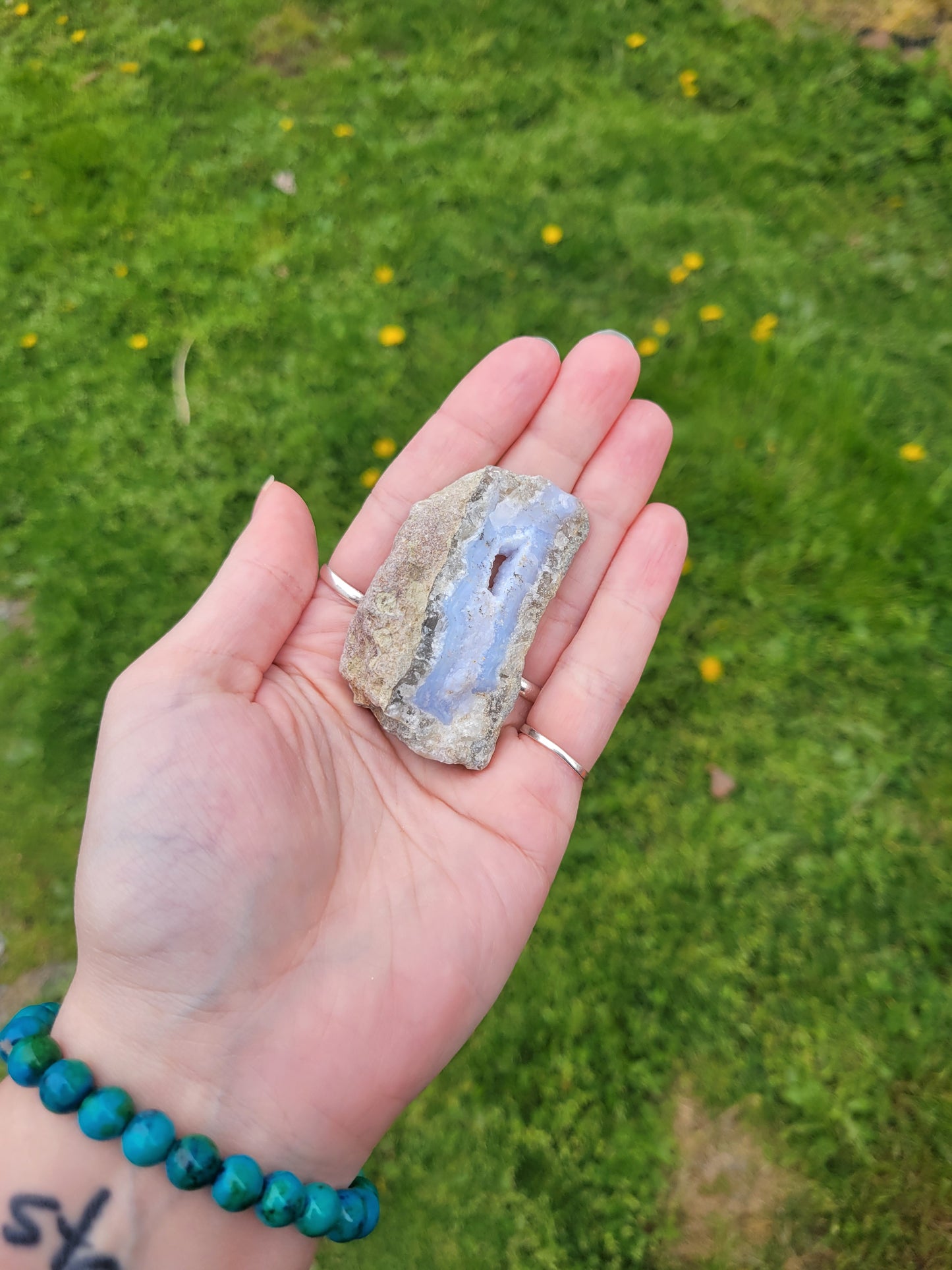 Rough Blue Lace Agate