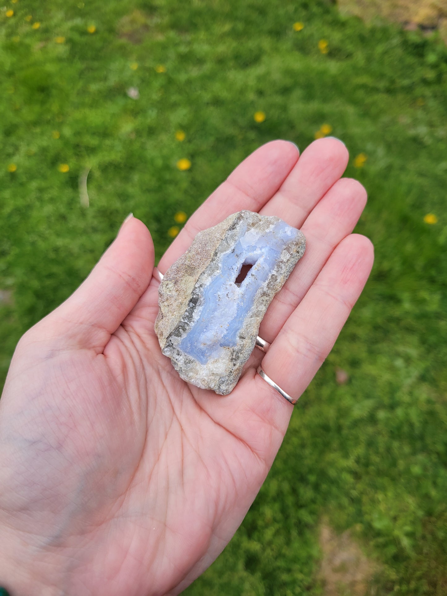 Rough Blue Lace Agate