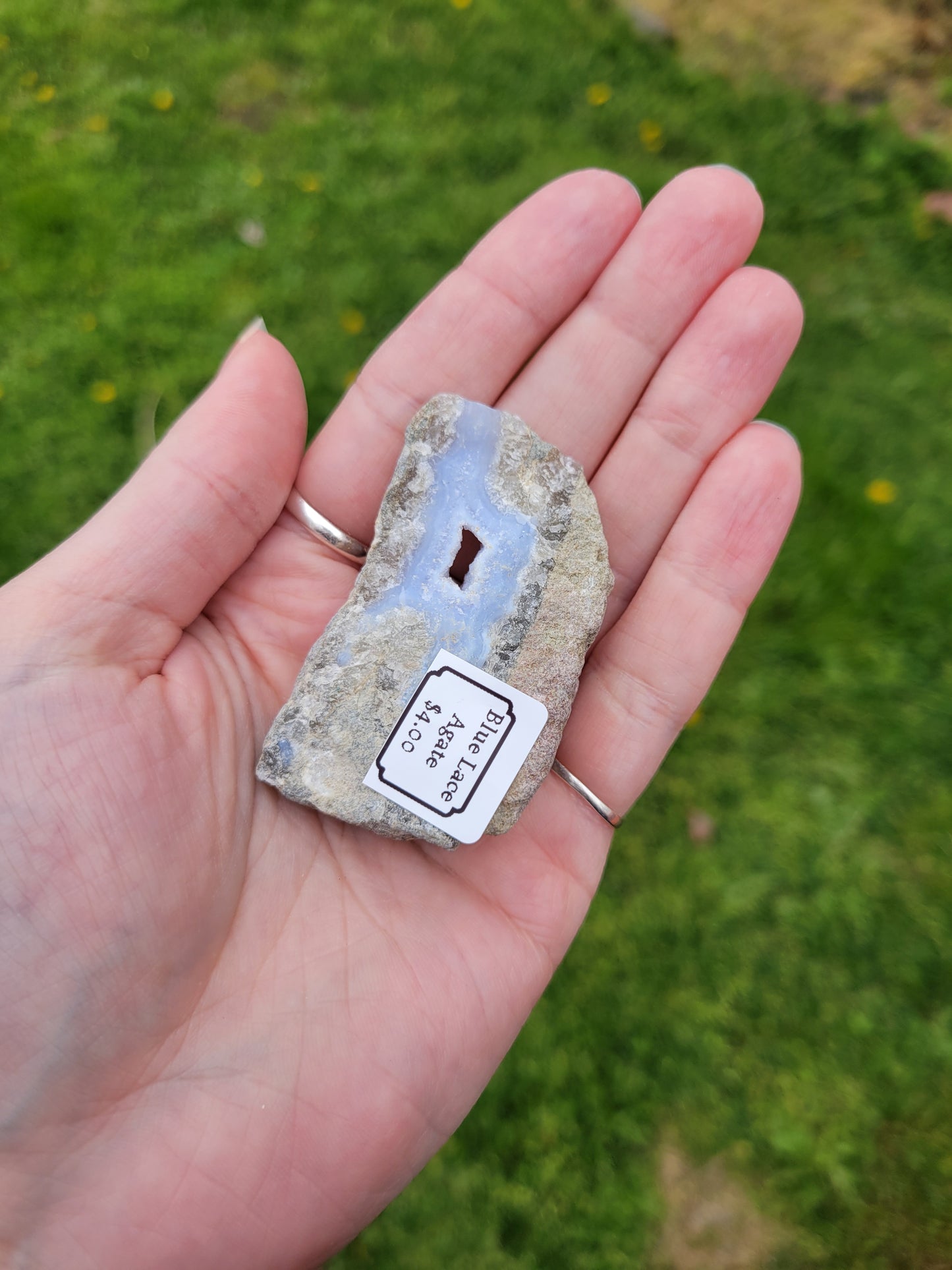 Rough Blue Lace Agate