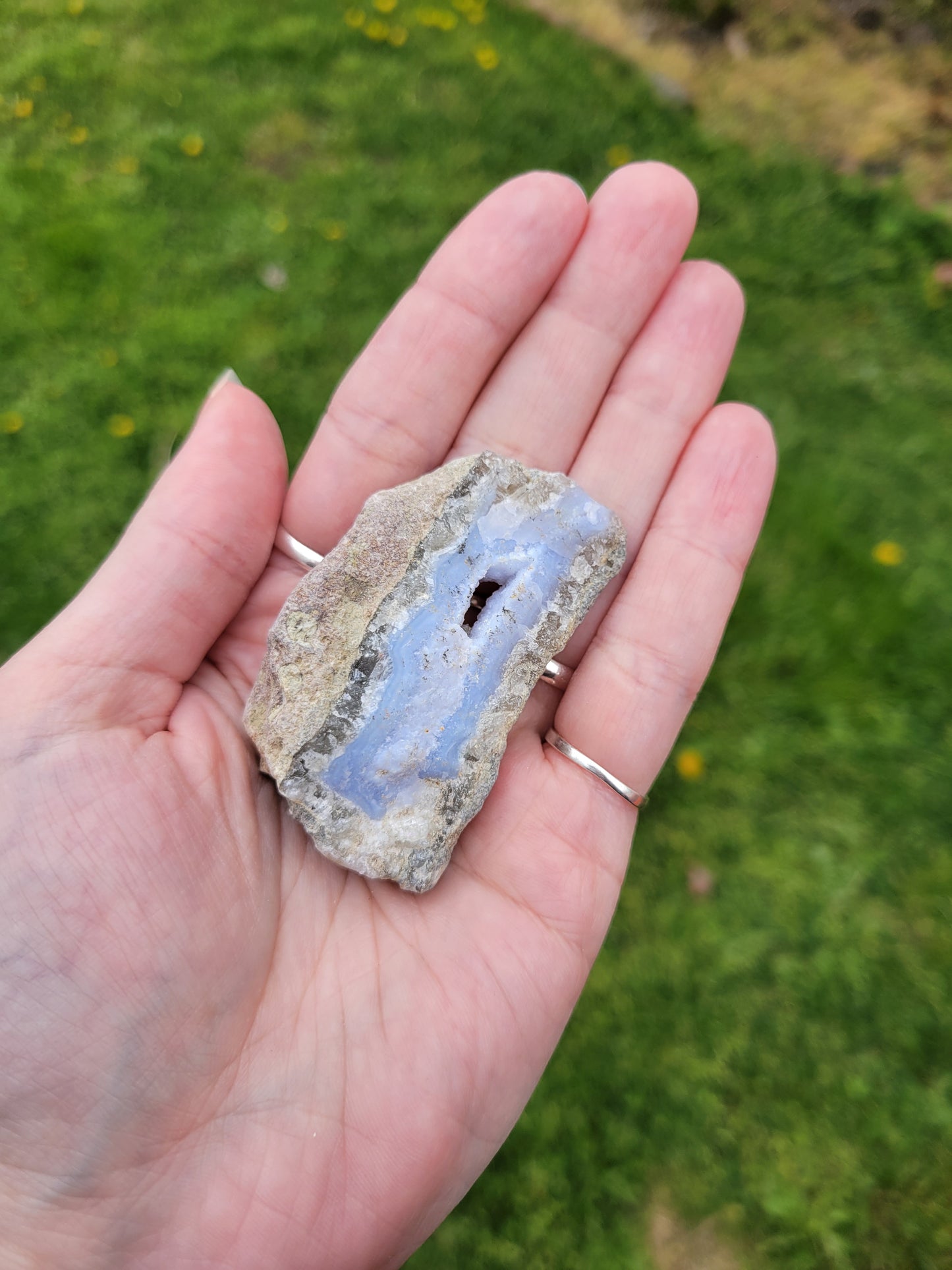 Rough Blue Lace Agate