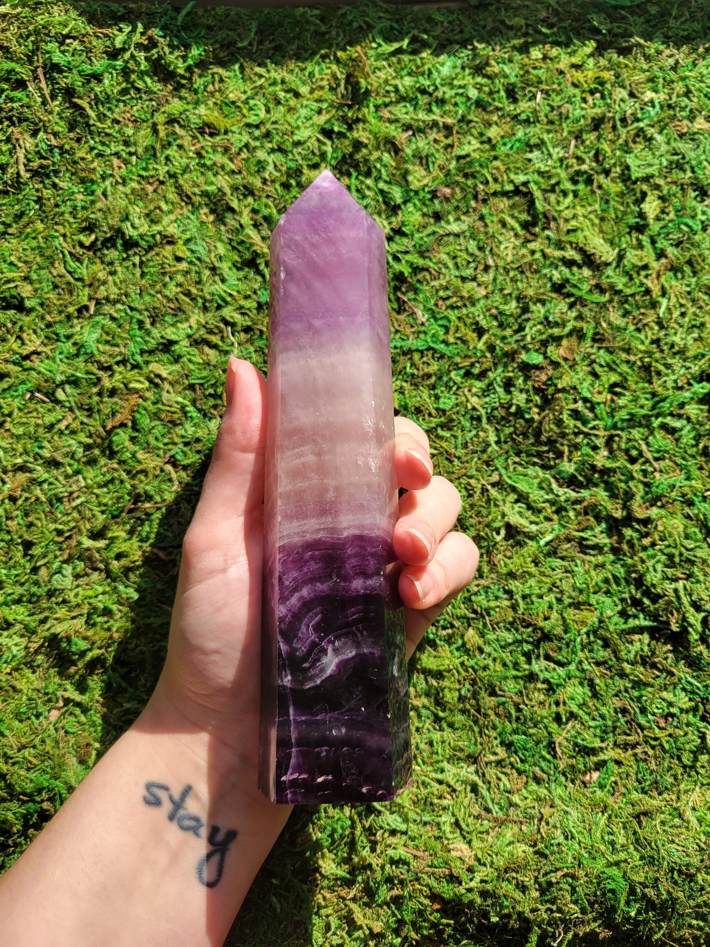 Silk Fluorite Tower