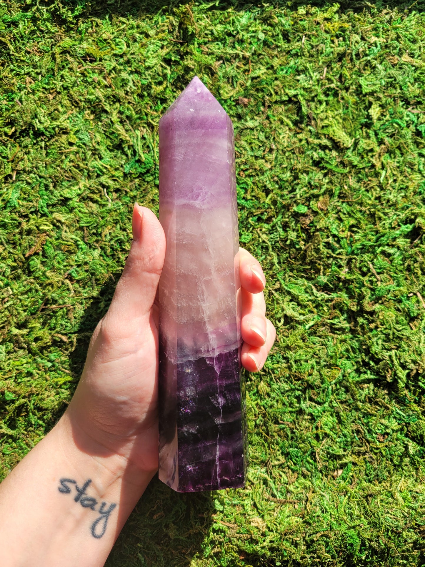 Silk Fluorite Tower