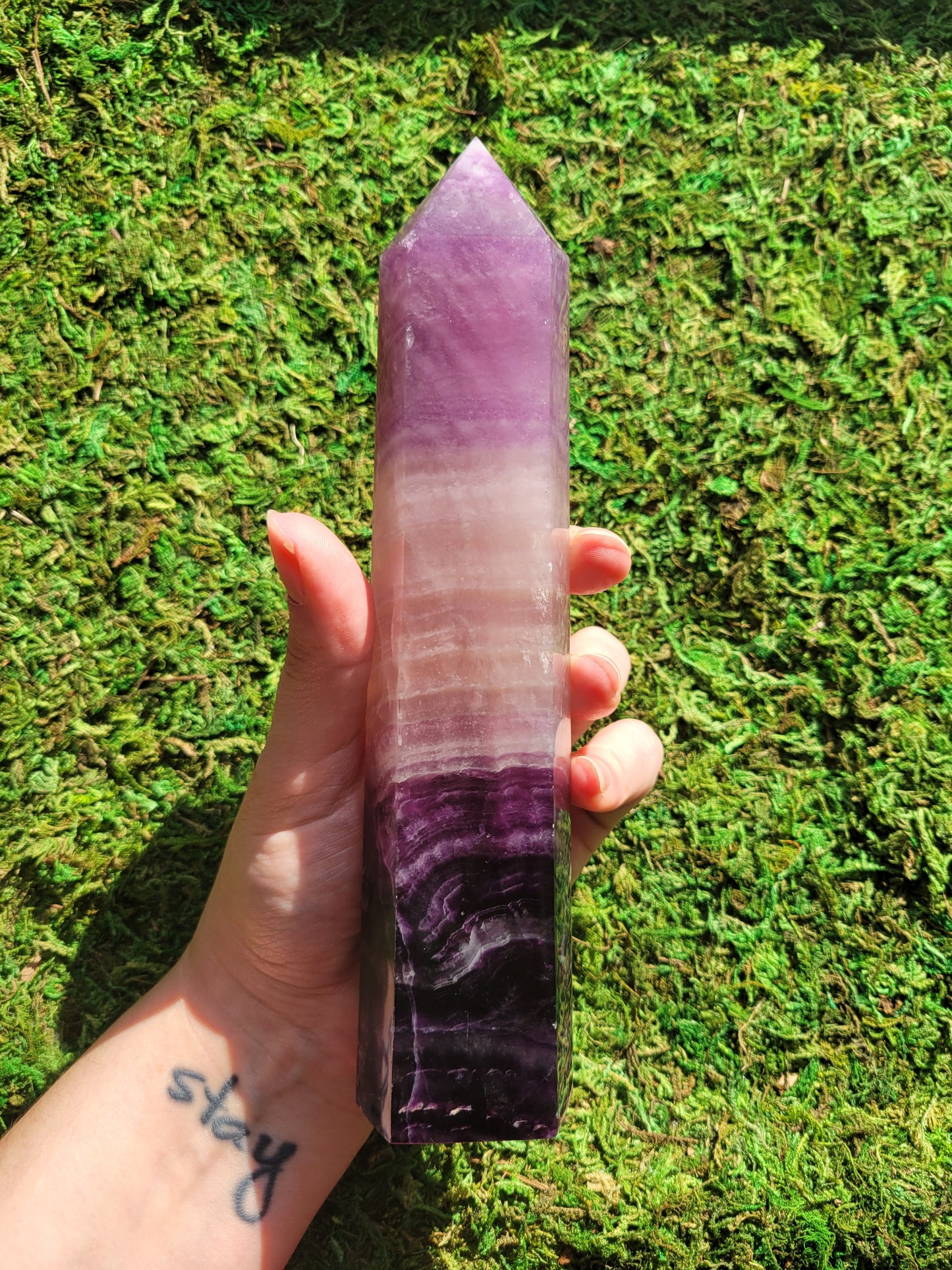 Silk Fluorite Tower