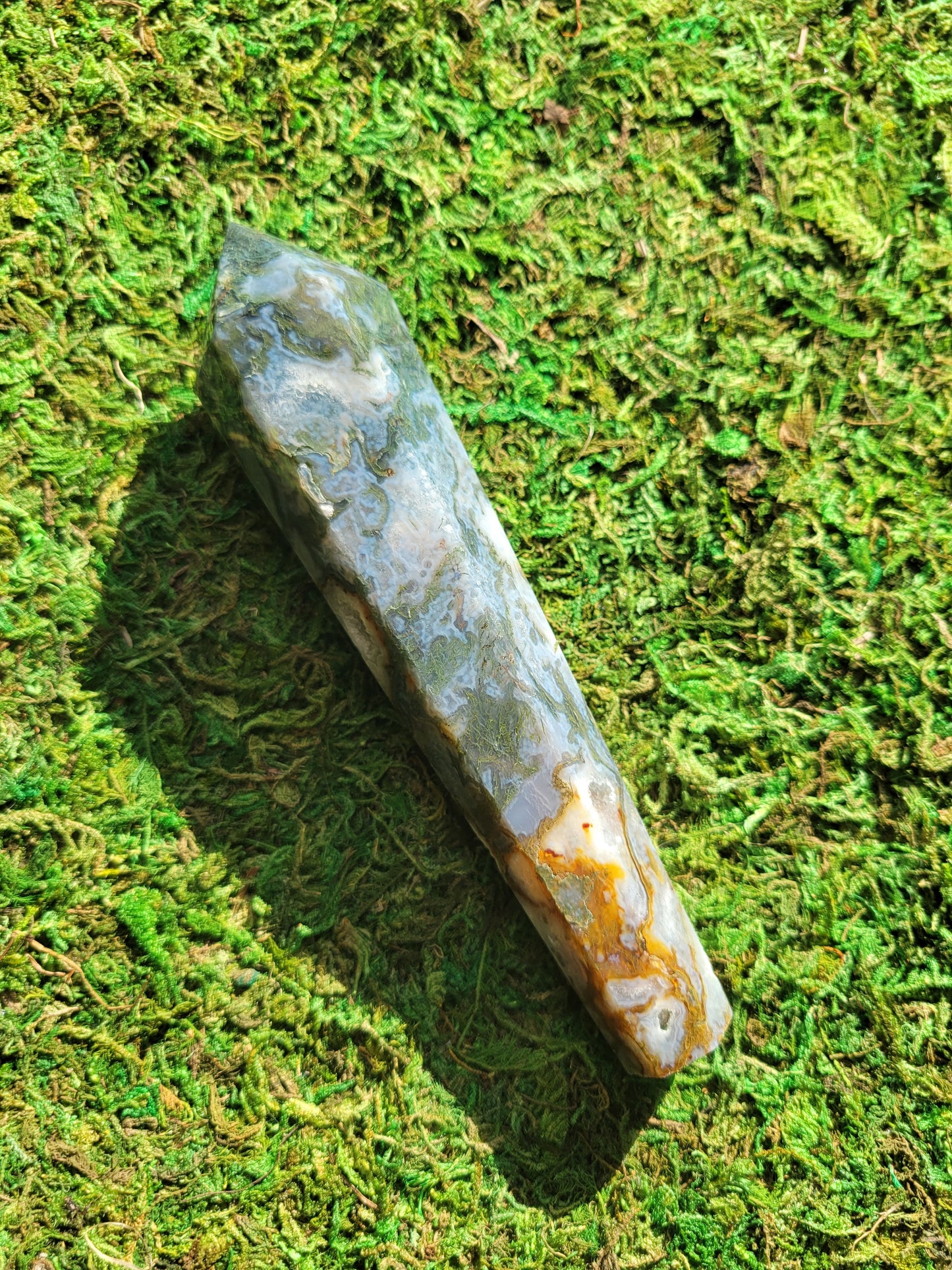 Moss Agate Scepter
