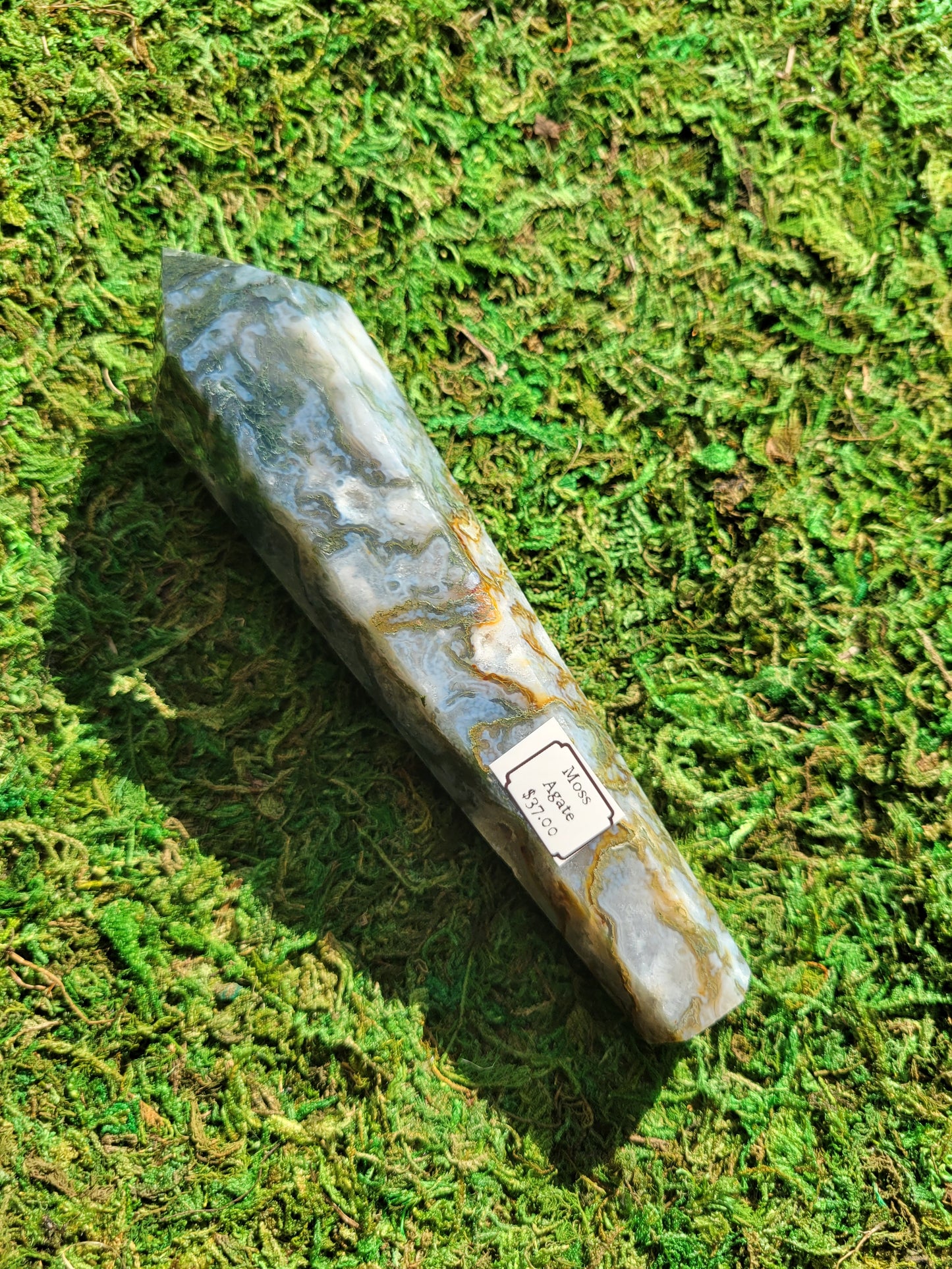 Moss Agate Scepter