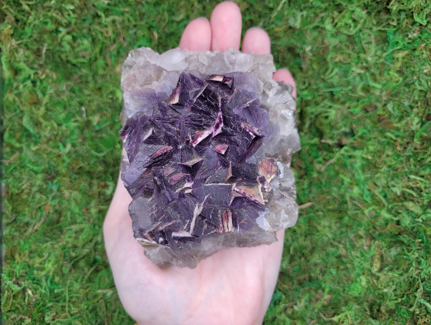 Cubic Fluorite Cluster