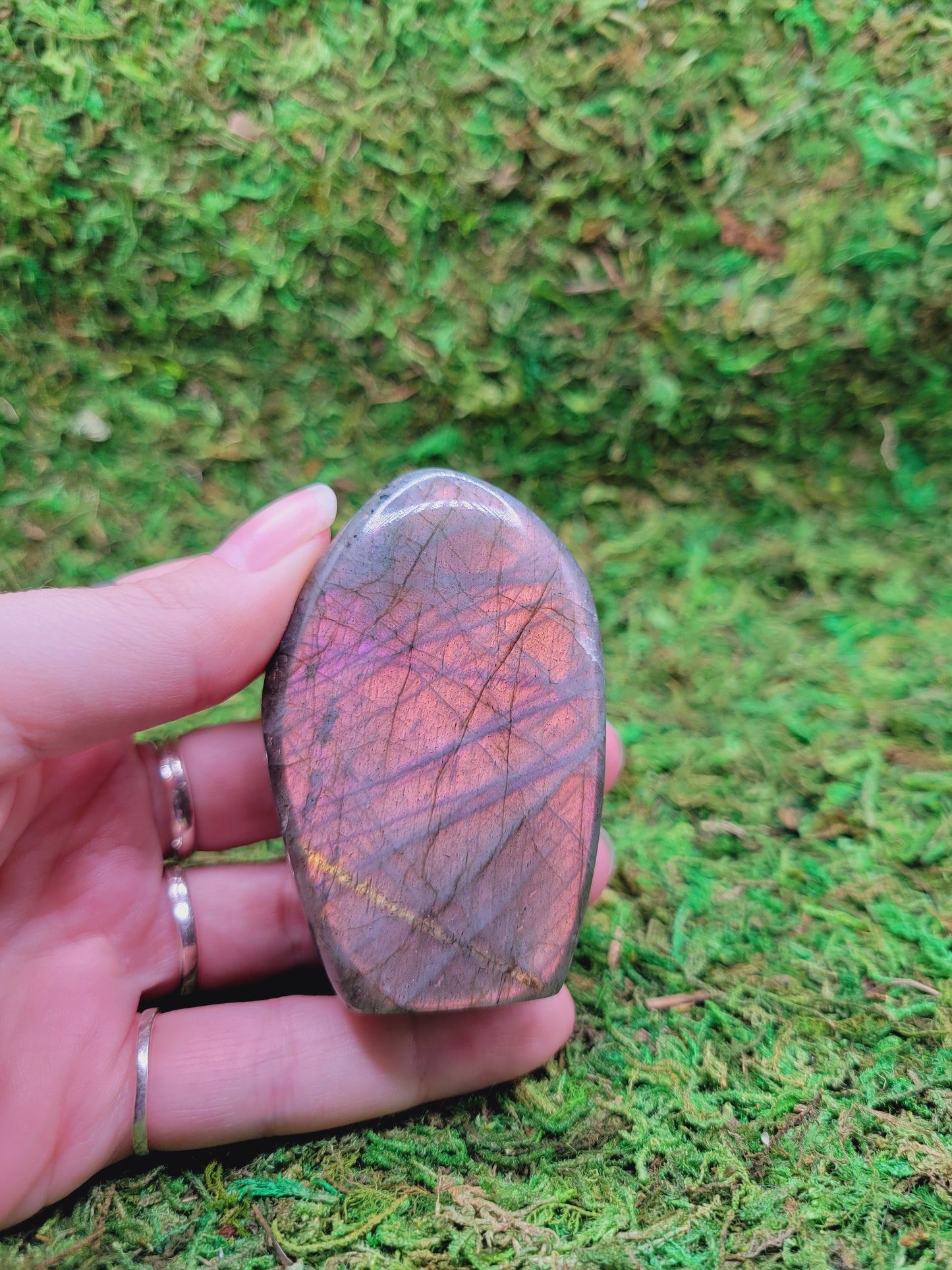 Labradorite Mini Freeform - Pink