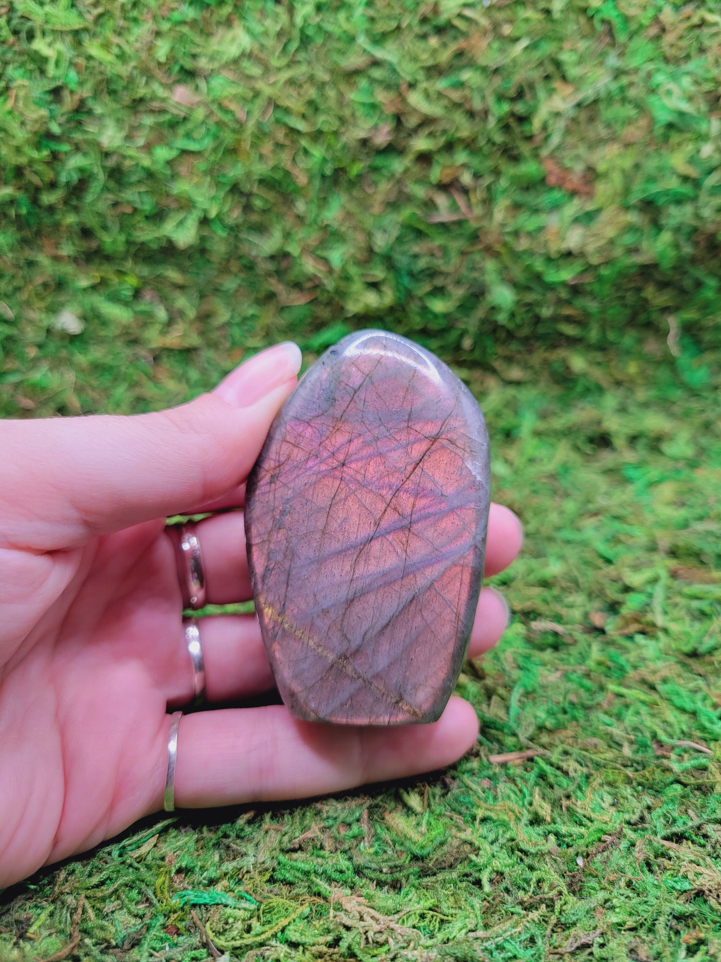 Labradorite Mini Freeform - Pink