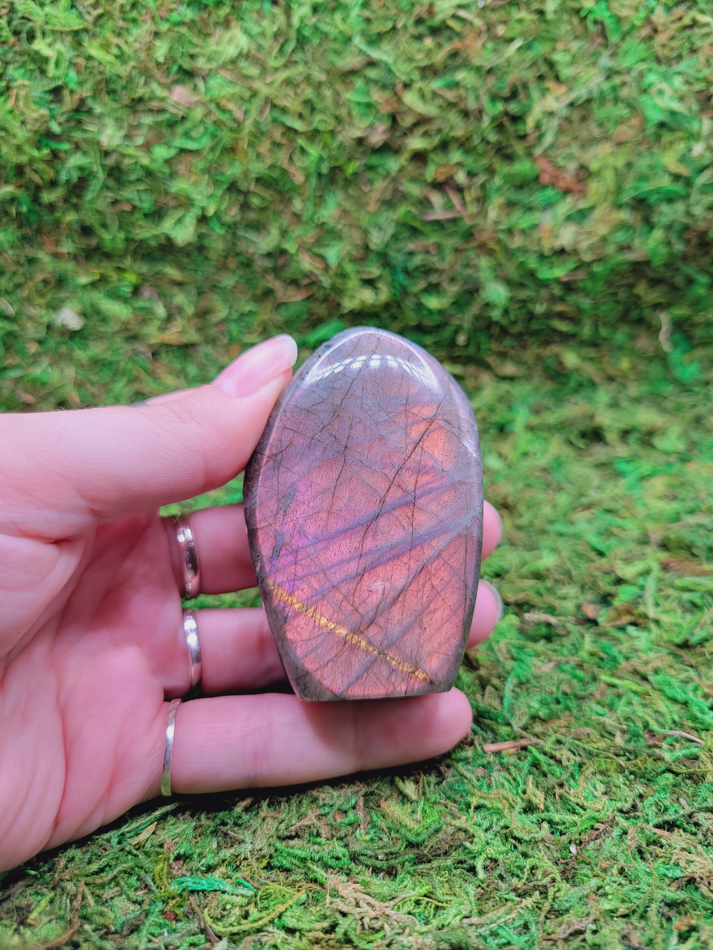 Labradorite Mini Freeform - Pink