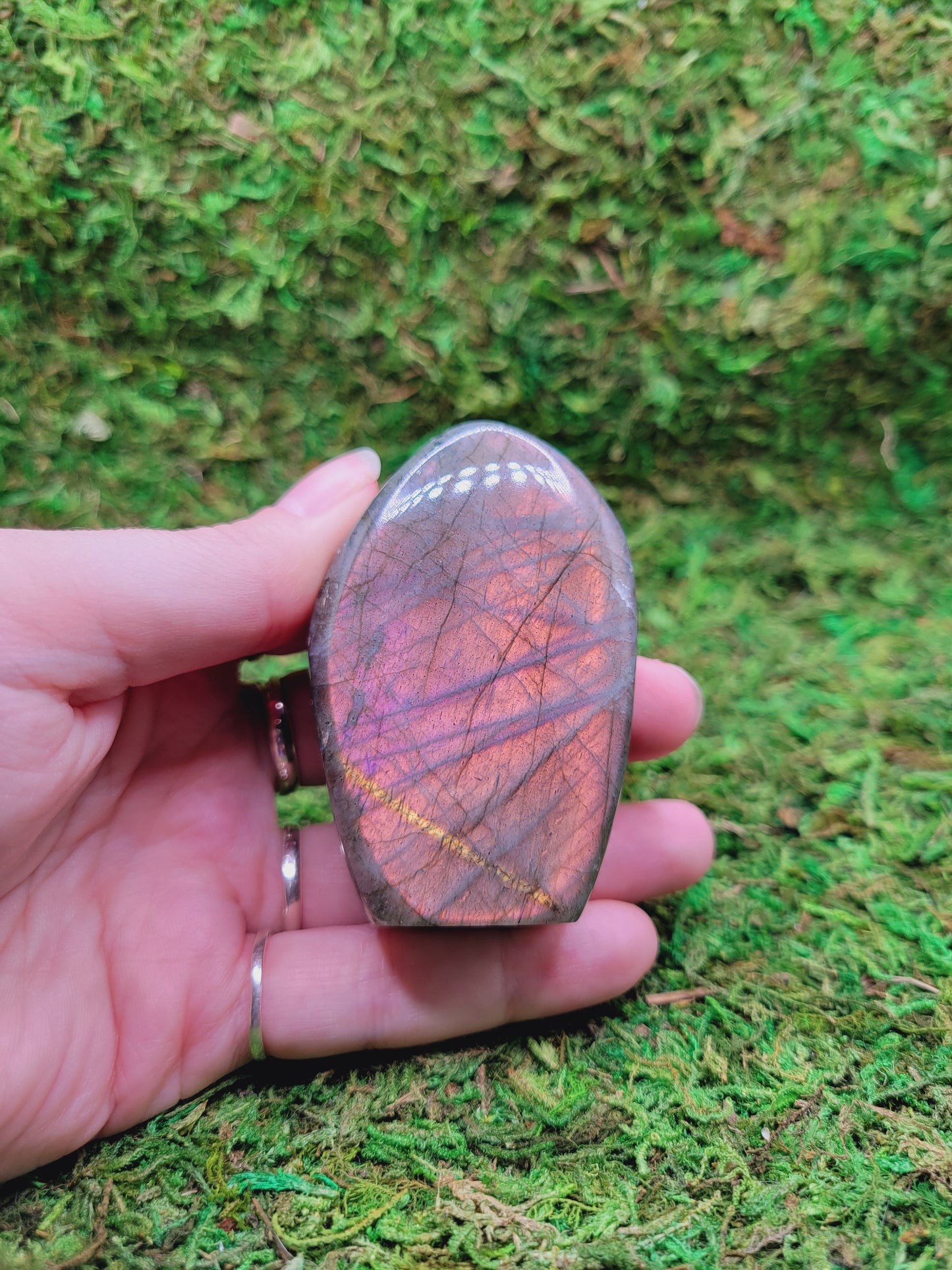 Labradorite Mini Freeform - Pink