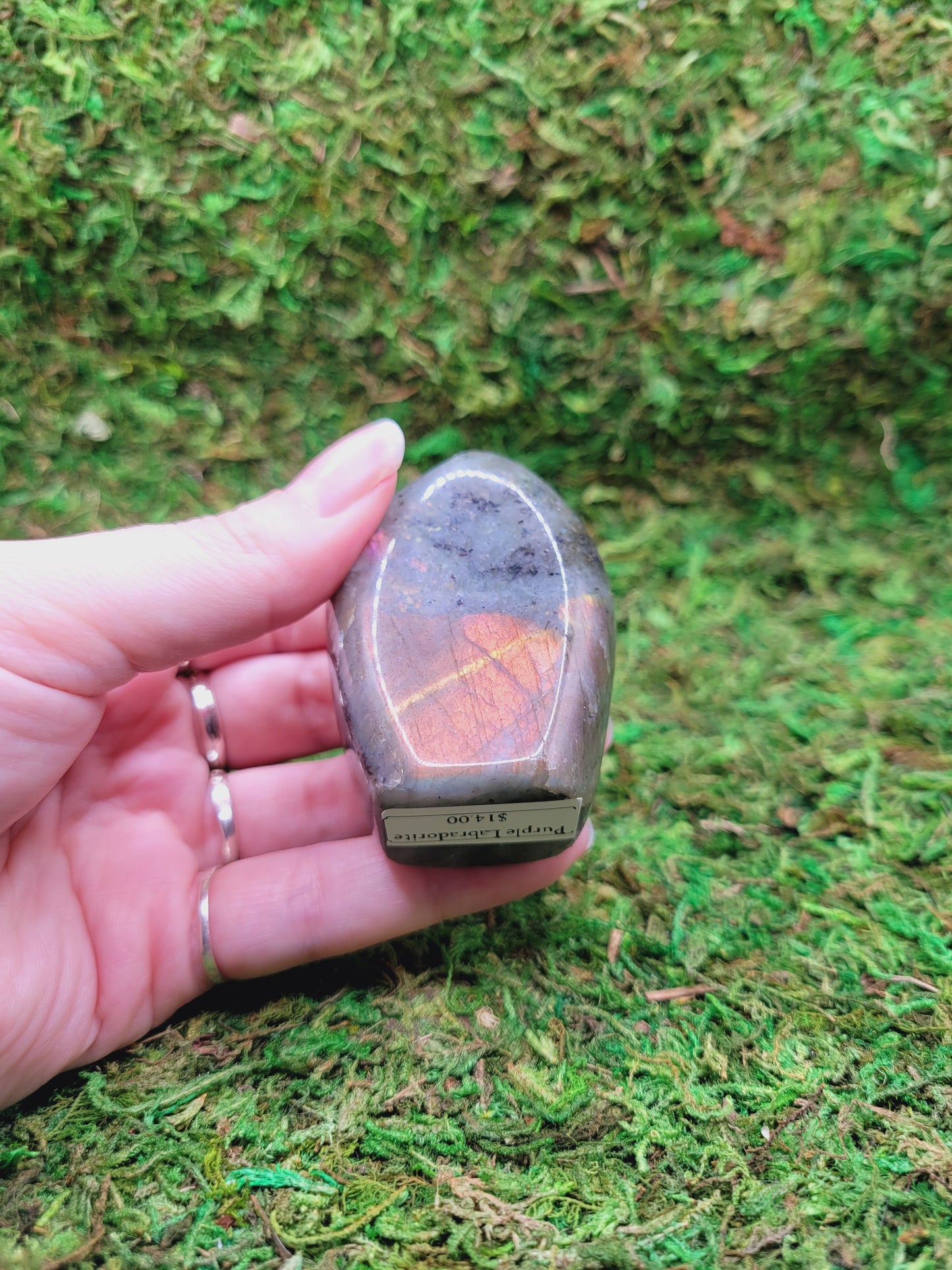 Labradorite Mini Freeform - Pink