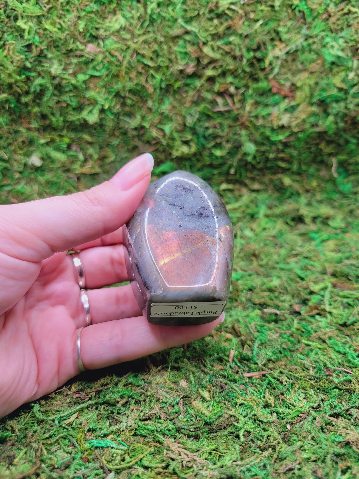 Labradorite Mini Freeform - Pink