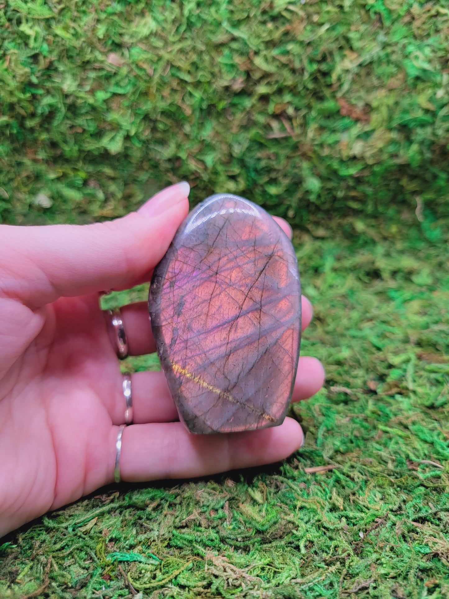 Labradorite Mini Freeform - Pink