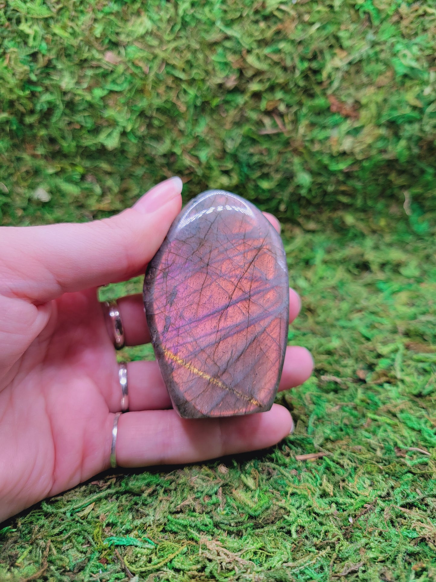 Labradorite Mini Freeform - Pink