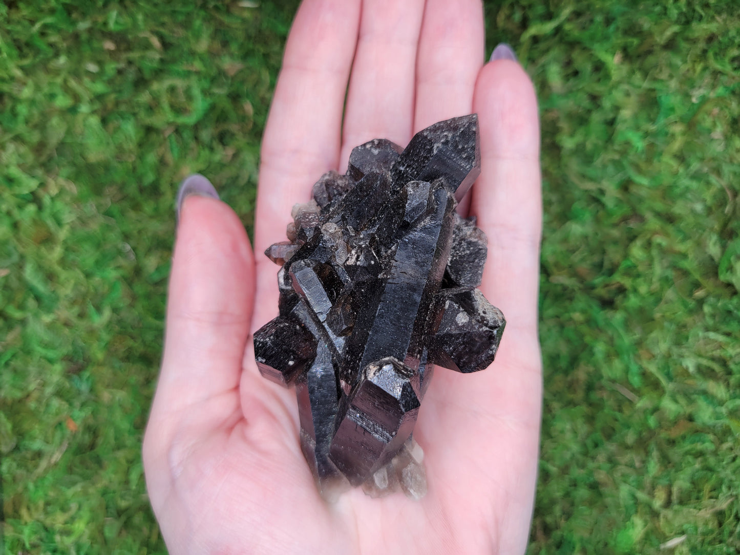 Smoky Quartz Cluster