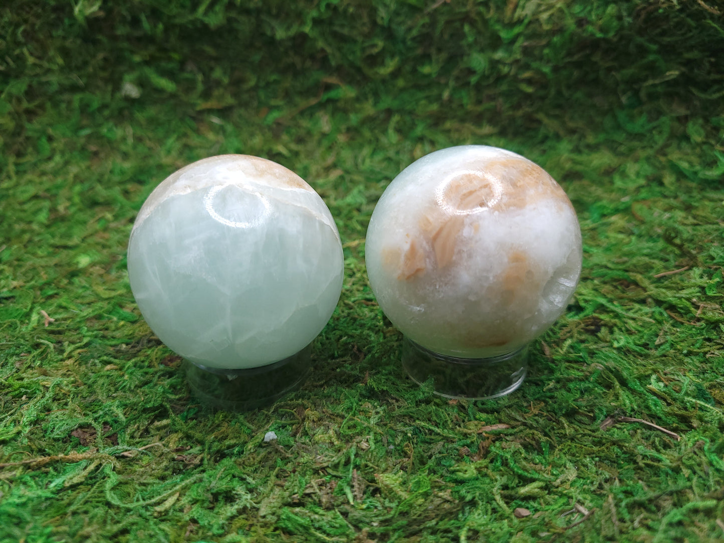 Pistachio Calcite Sphere