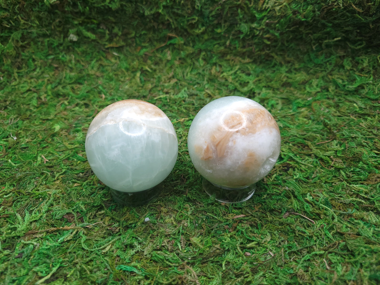 Pistachio Calcite Sphere