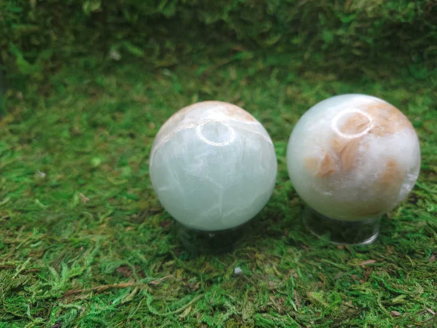 Pistachio Calcite Sphere