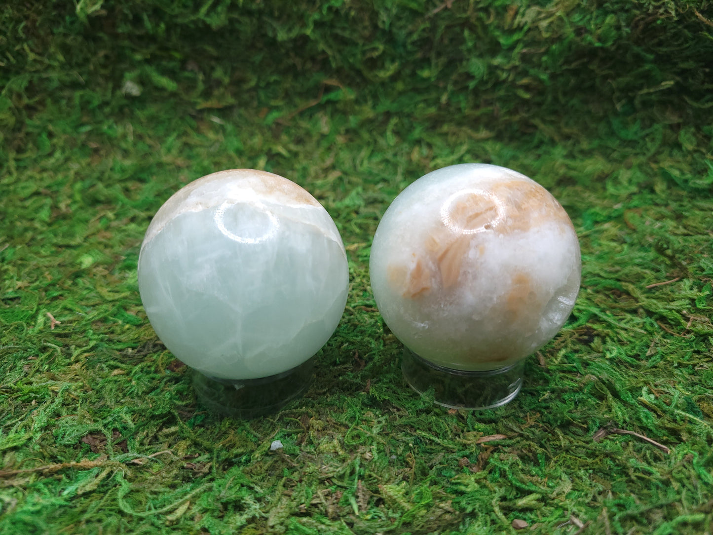 Pistachio Calcite Sphere