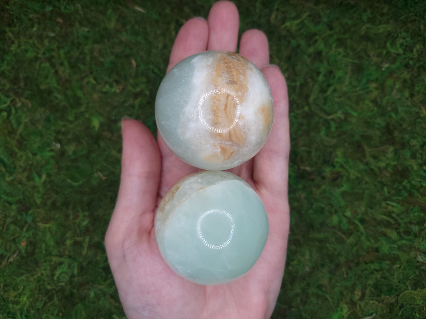 Pistachio Calcite Sphere
