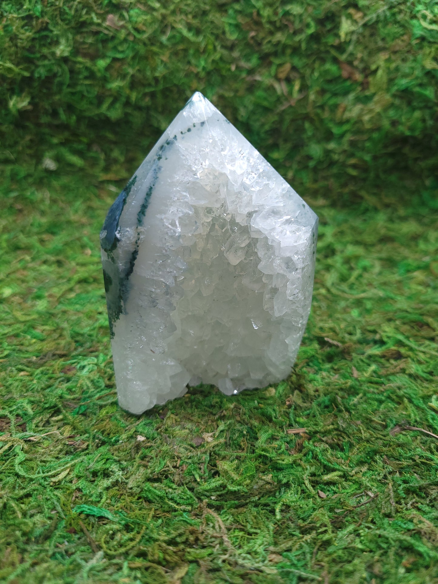 Agate Drusy Tower