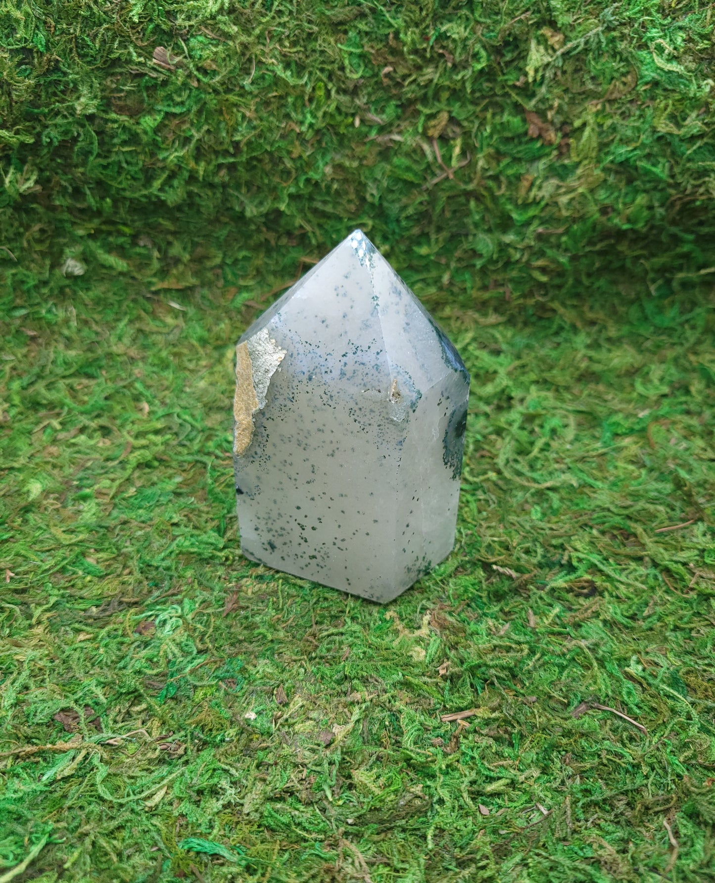Agate Drusy Tower