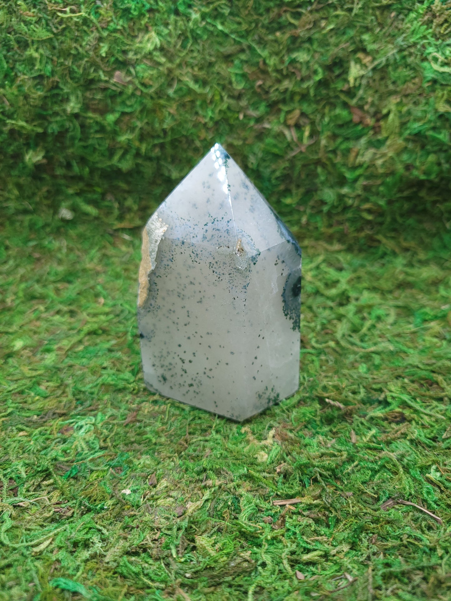 Agate Drusy Tower