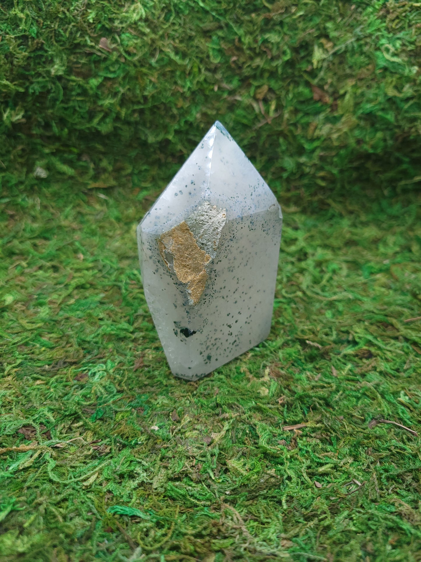 Agate Drusy Tower