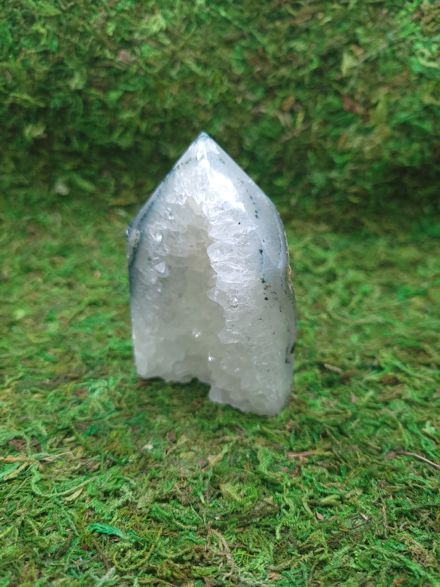 Agate Drusy Tower