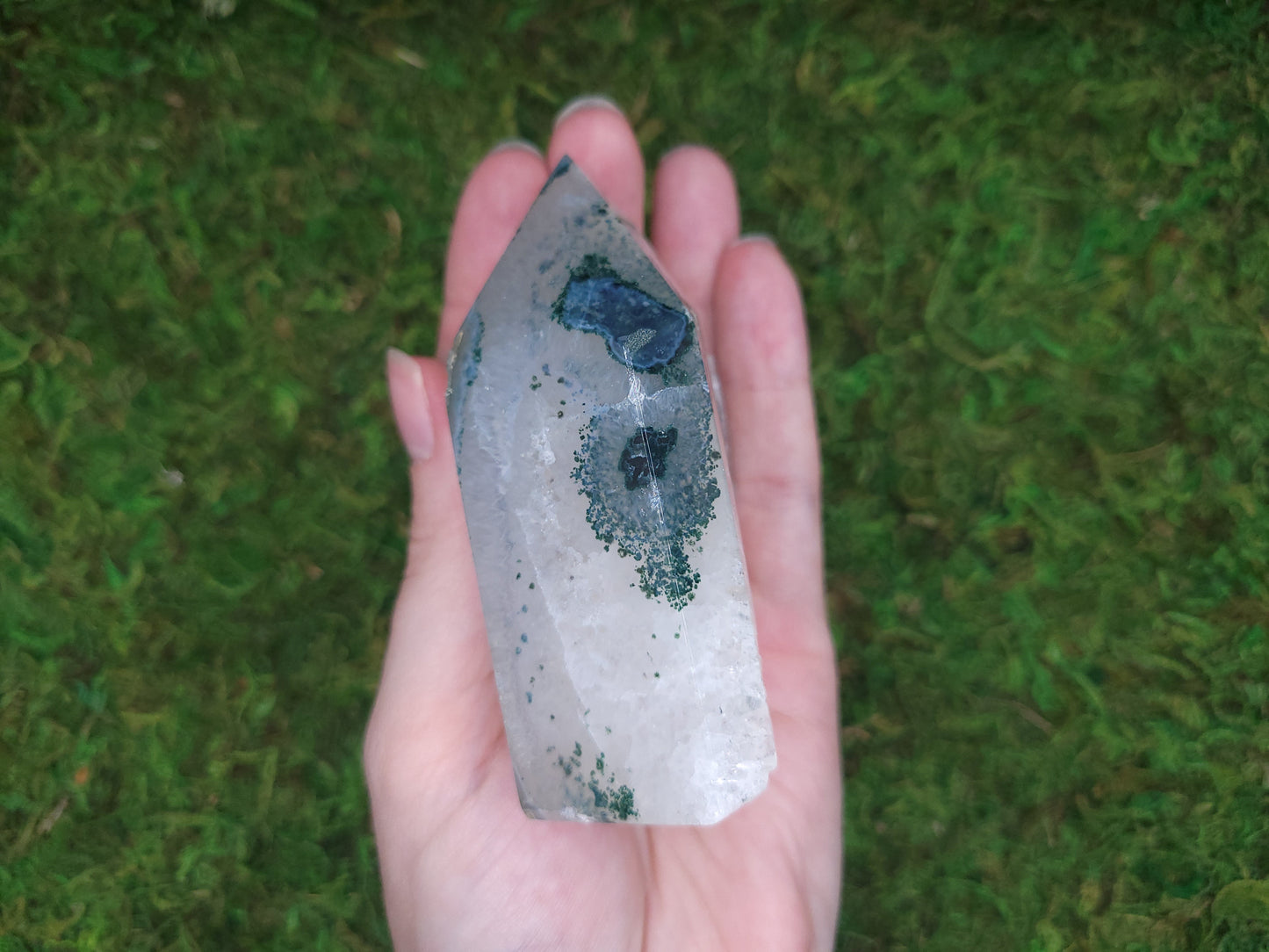 Agate Drusy Tower
