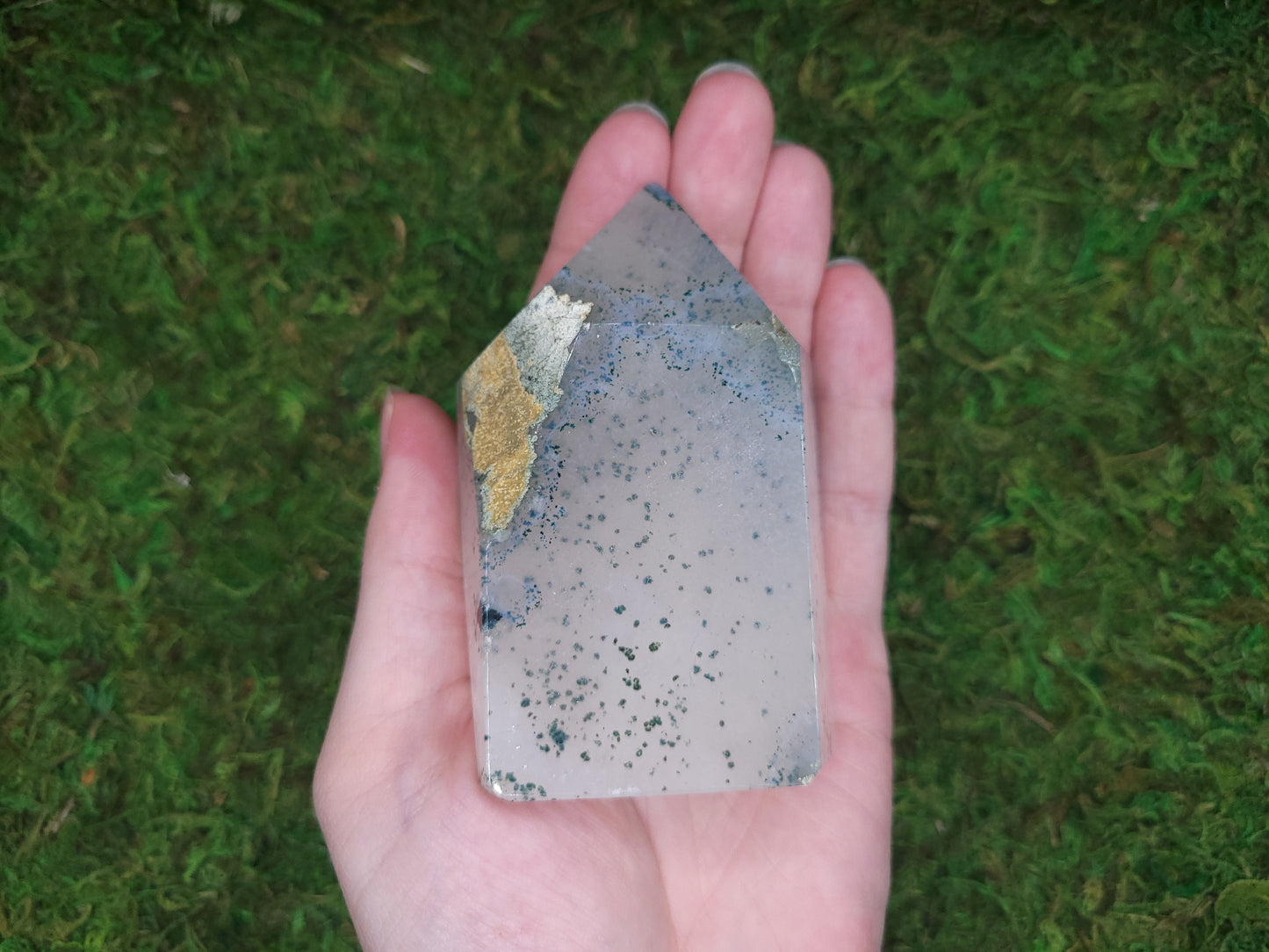Agate Drusy Tower