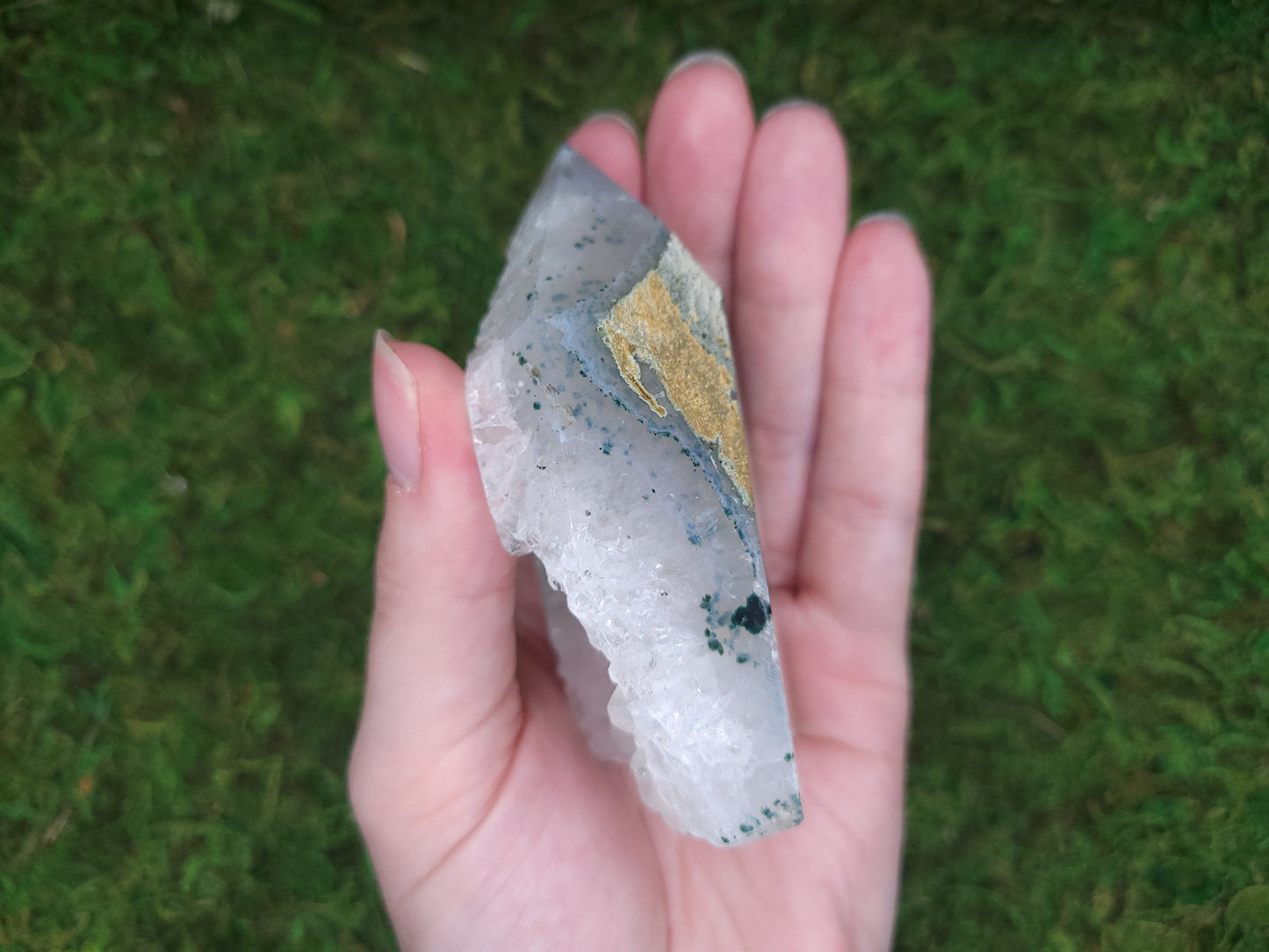 Agate Drusy Tower
