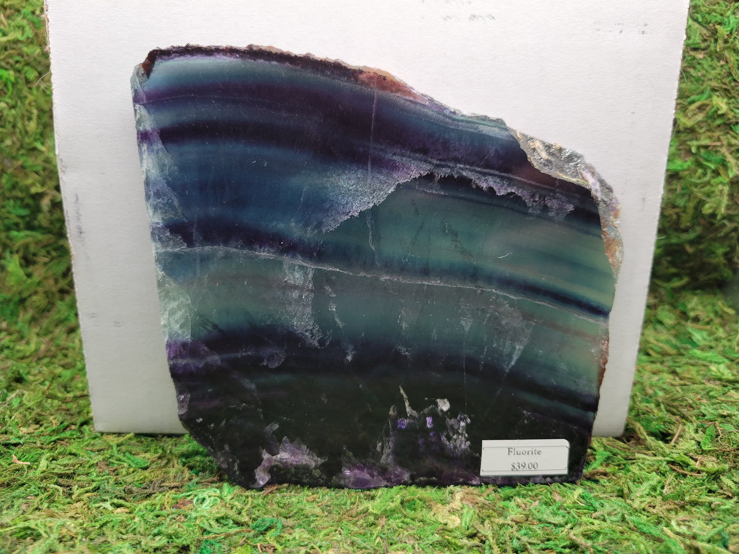 Rainbow Fluorite Slab