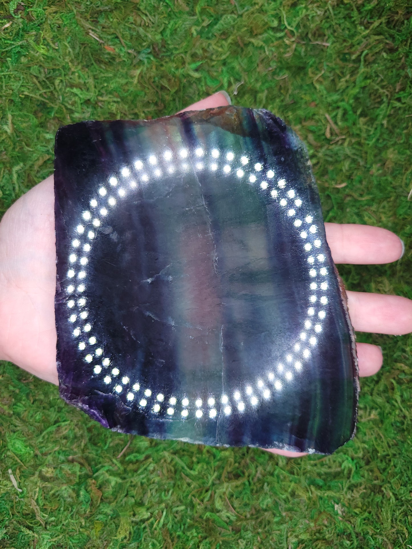 Rainbow Fluorite Slab