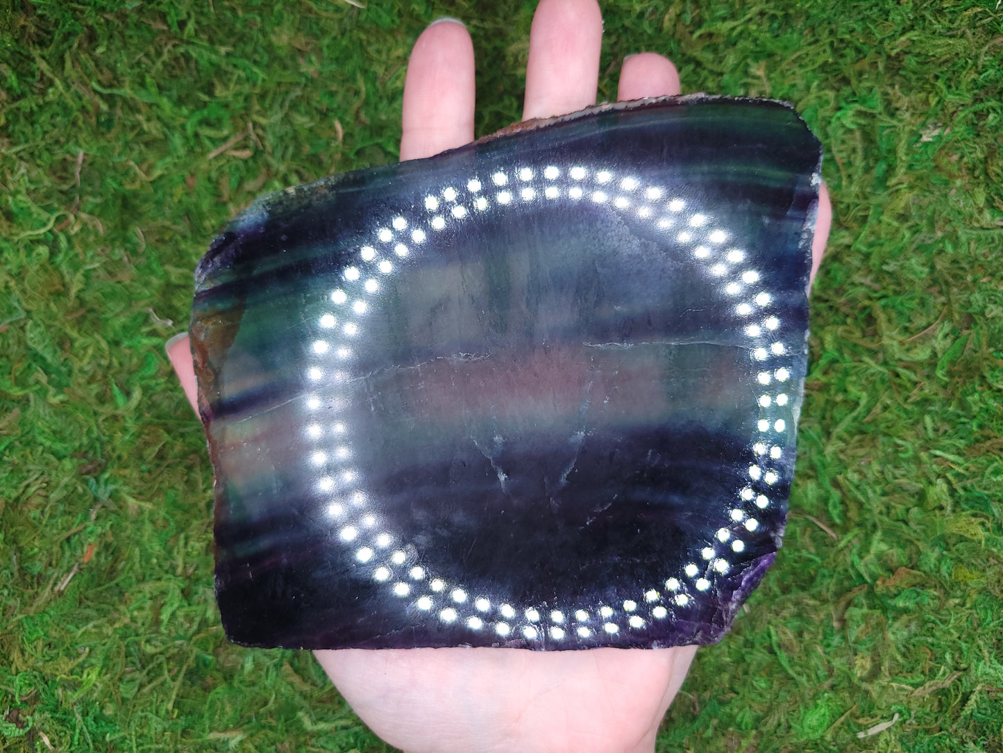 Rainbow Fluorite Slab