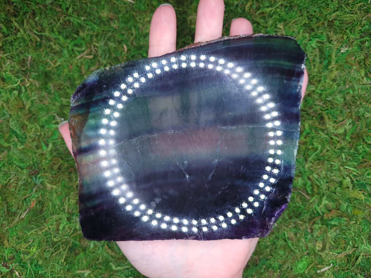 Rainbow Fluorite Slab