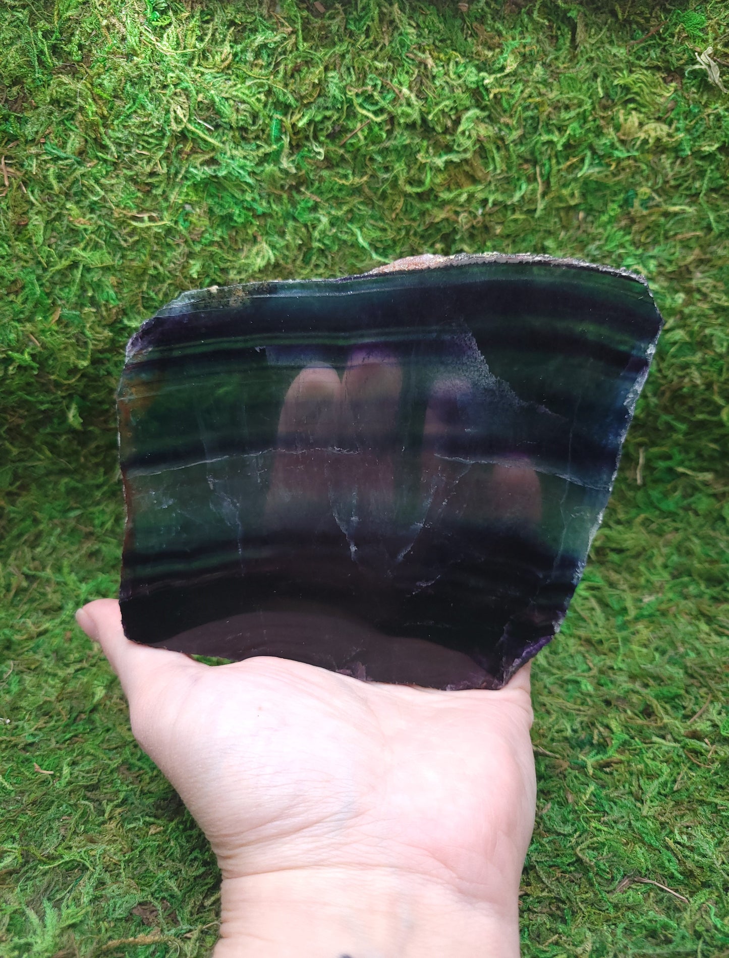 Rainbow Fluorite Slab