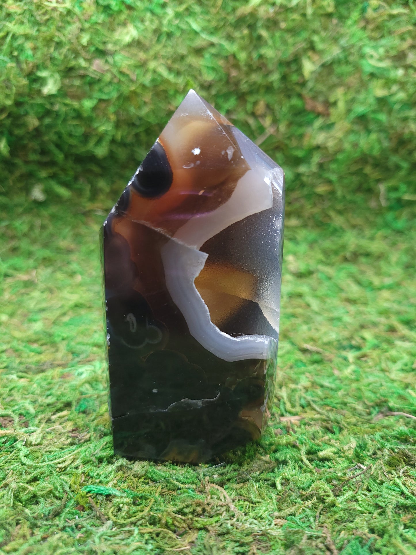 Agate Drusy Tower
