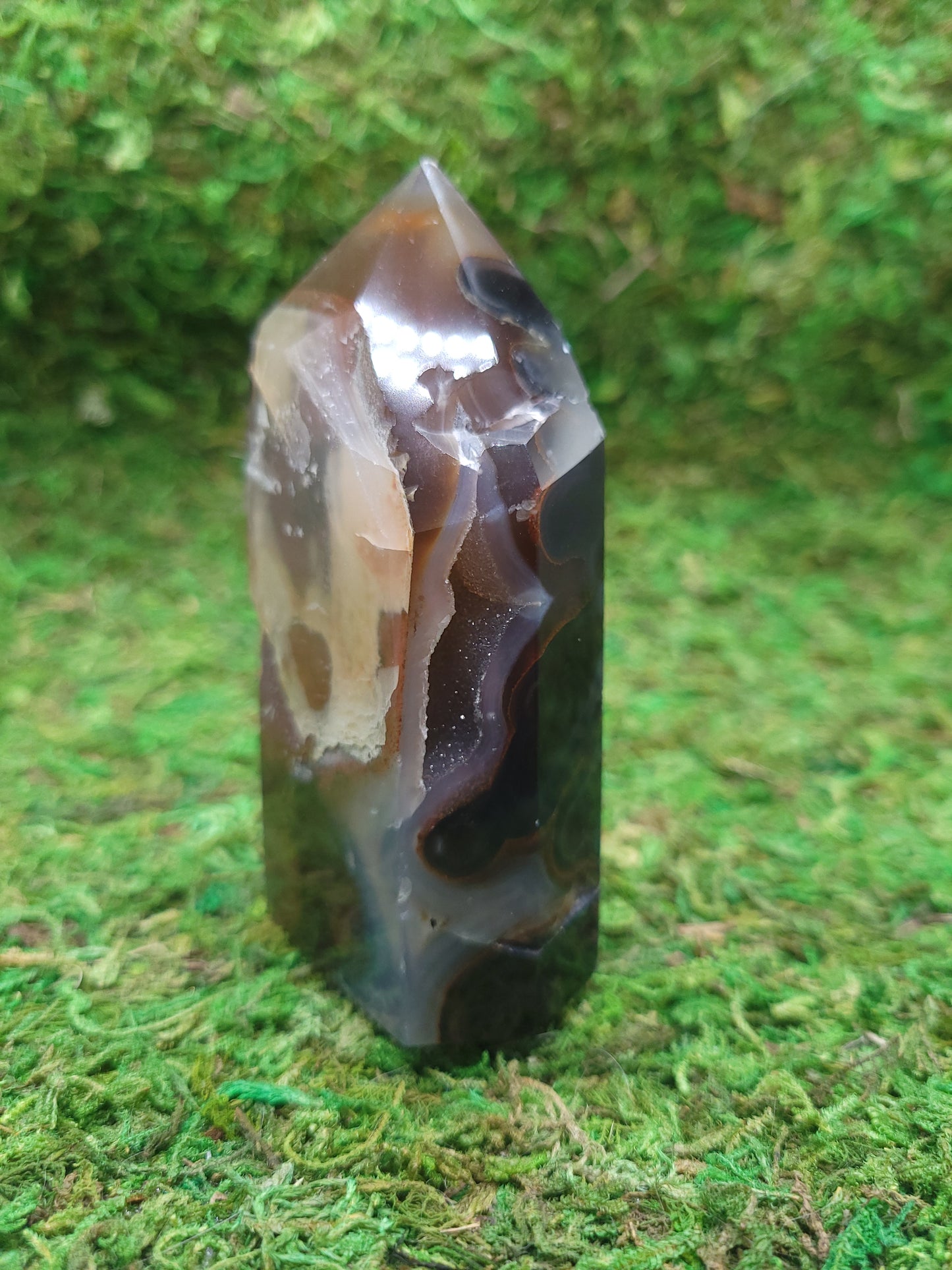 Agate Drusy Tower