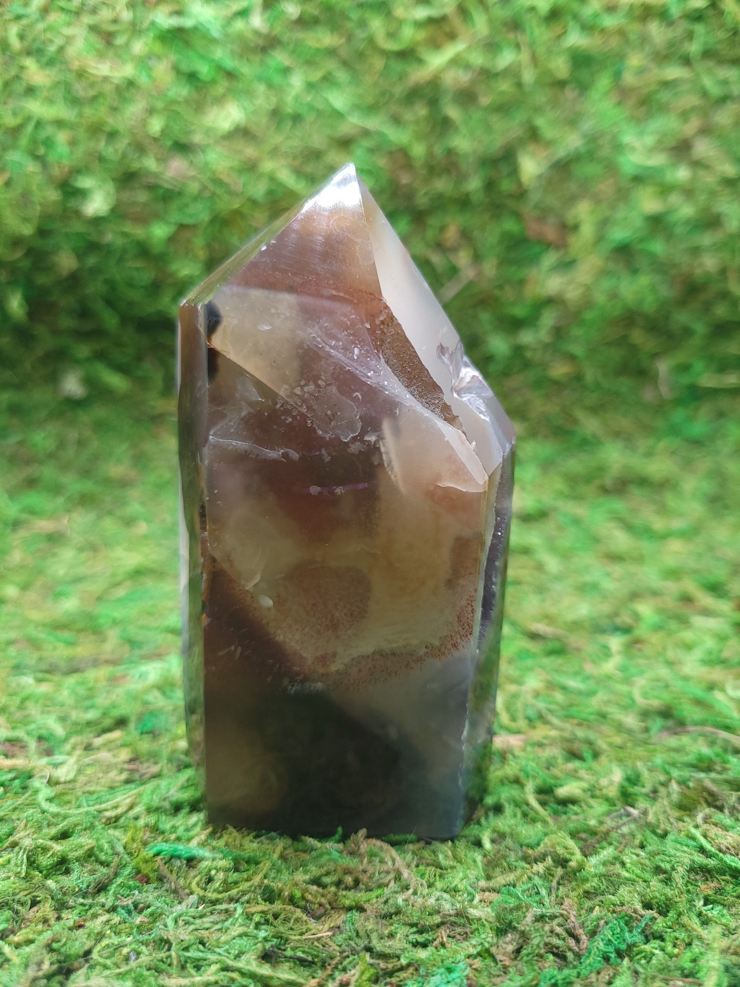 Agate Drusy Tower
