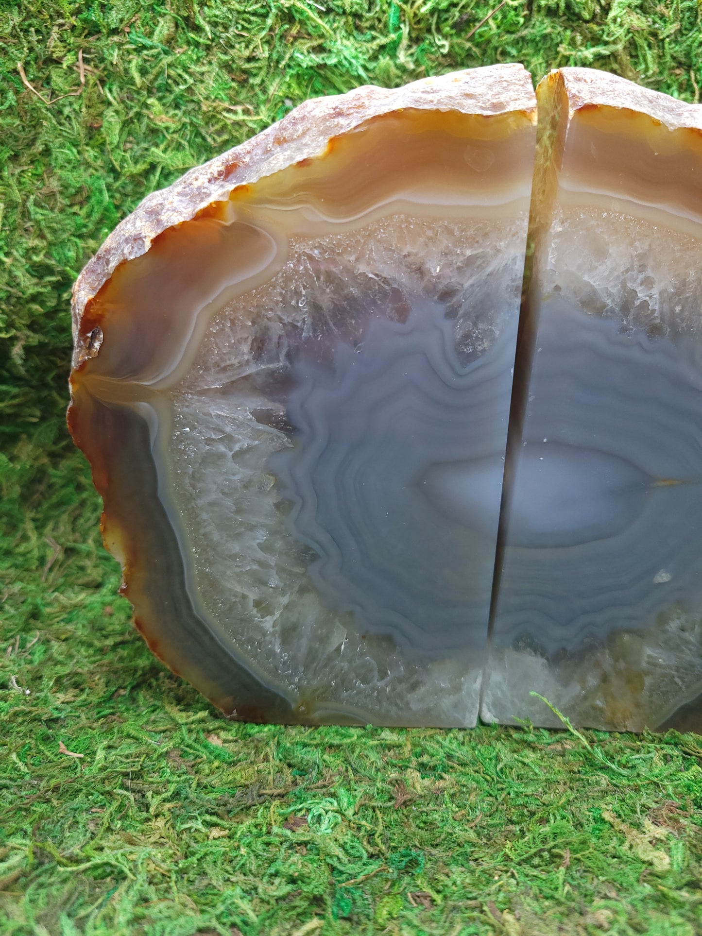 Agate Bookends