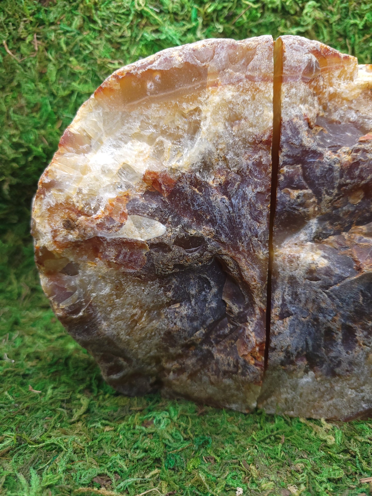 Agate Bookends