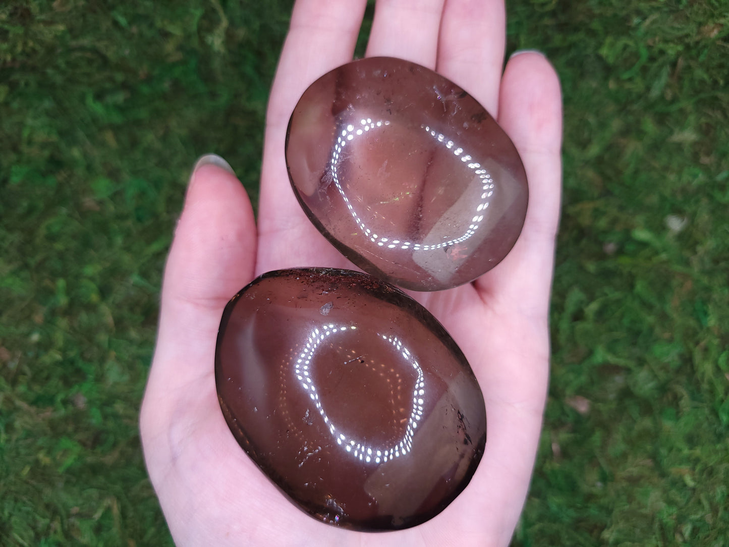 Smoky Quartz Palm Stones