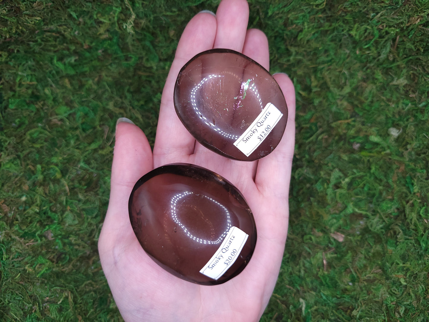 Smoky Quartz Palm Stones