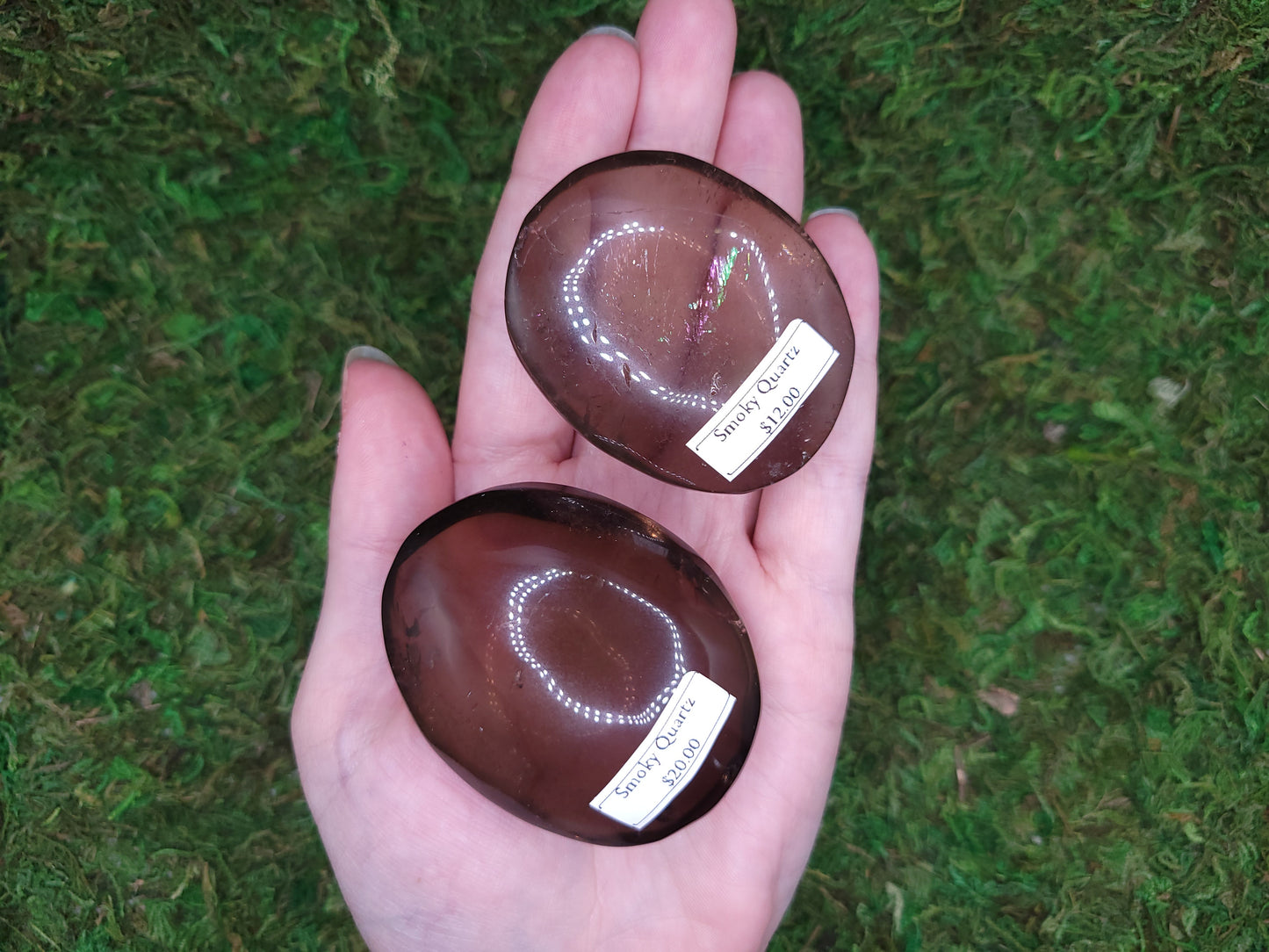 Smoky Quartz Palm Stones
